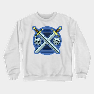 swords and dice Crewneck Sweatshirt